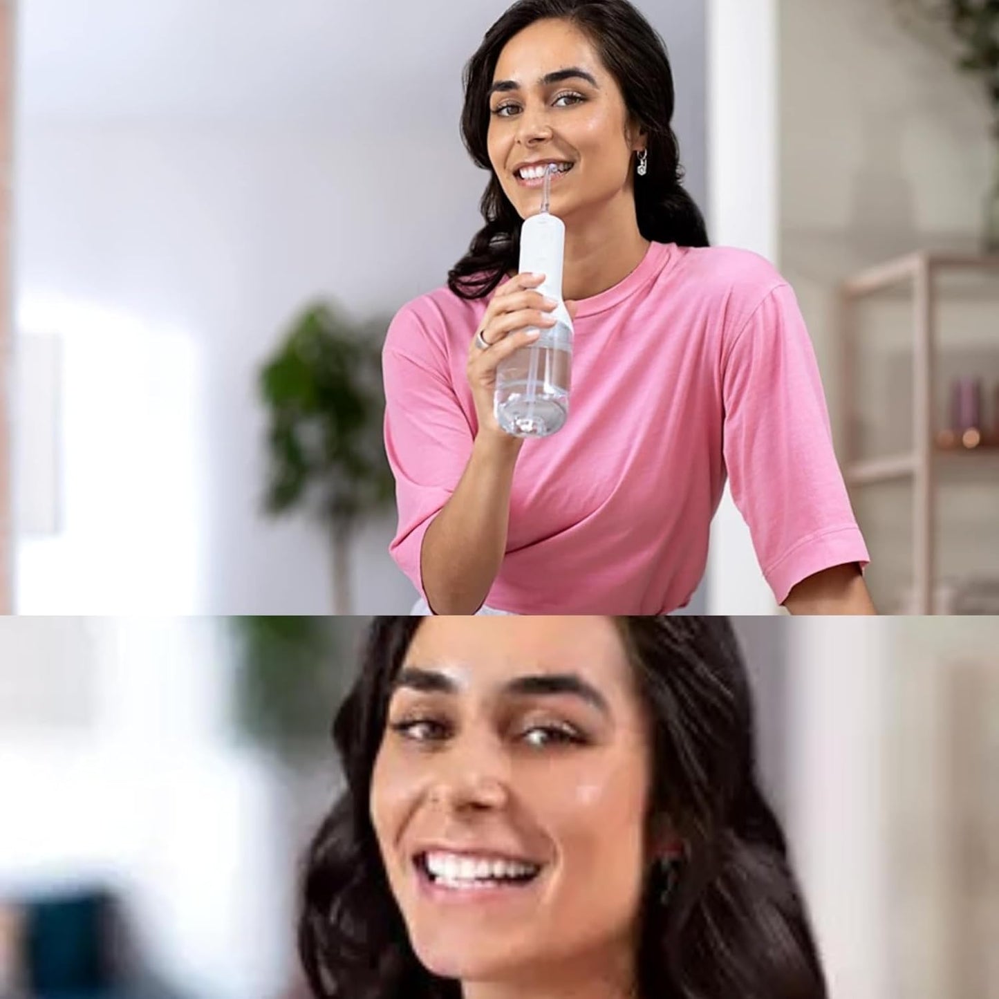 Philips Sonicare Water Flosser Cordless – Rechargeable Power Dental Waterflosser for Teeth, Portable Oral Irrigator with 3 Intensity Settings, 360° Rotating Nozzle – (Mint)