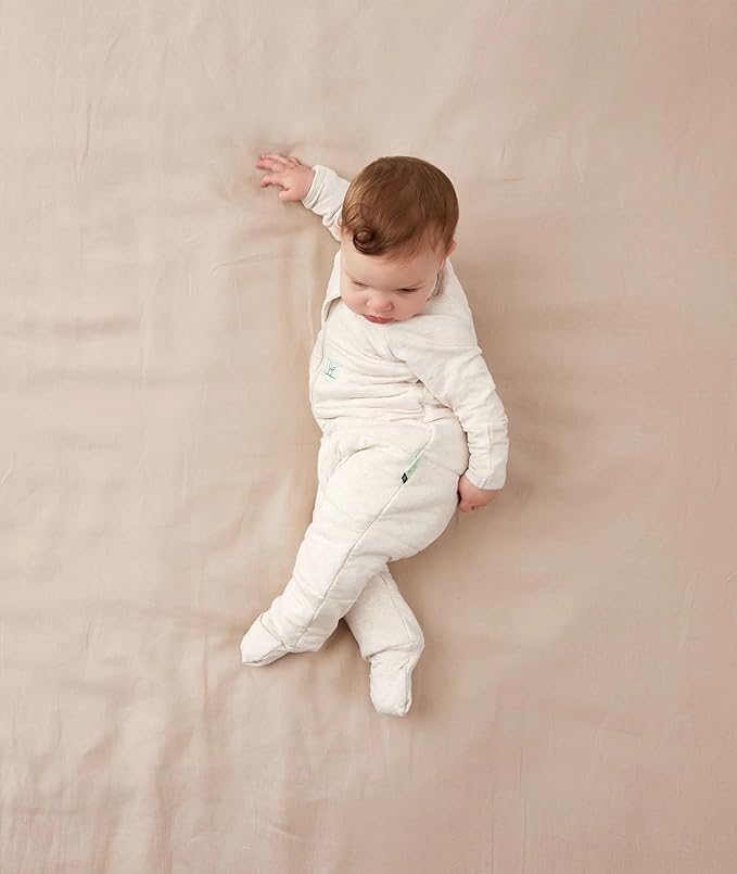 ergoPouch 3.5 TOG Sleeping For Baby Girl and Baby Boy - Sleeping Provide Ultimate Comfort - Easy Diaper Changes - Made with Breathable Materials (12-24 Months, Oatmeal Marle)