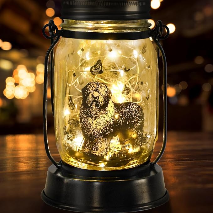 Polish Lowland Sheepdog Gifts for Women/Men, Pet Solar Lanterns Polish Lowland - Image 8