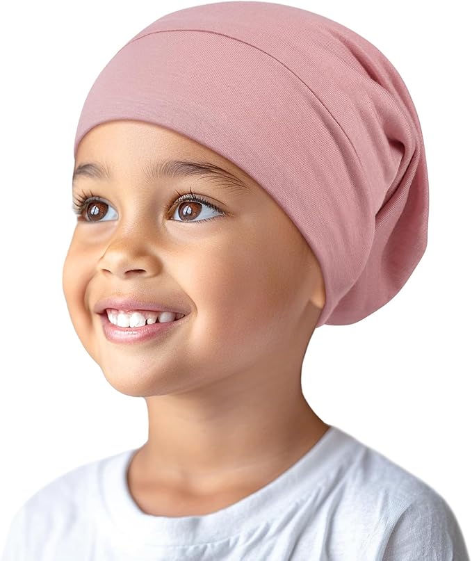 OLESILK Silk Toddler Bonnet 6-36 Months: 100% Mulberry Silk & Modal, Anti-Frizz for Curly Hair, Adjustable Fit Growing Baby