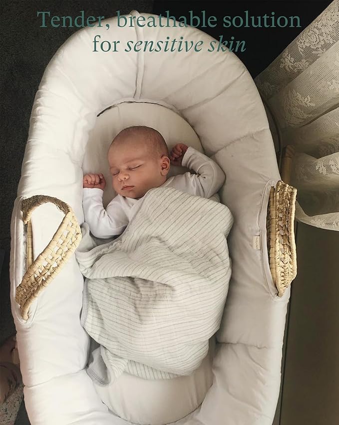 PurComfy Supersoft Baby Sleeper Gowns, Premium Bamboo Viscose Infant Nightgown Sleepers Preemie Newborn Snap Bundler