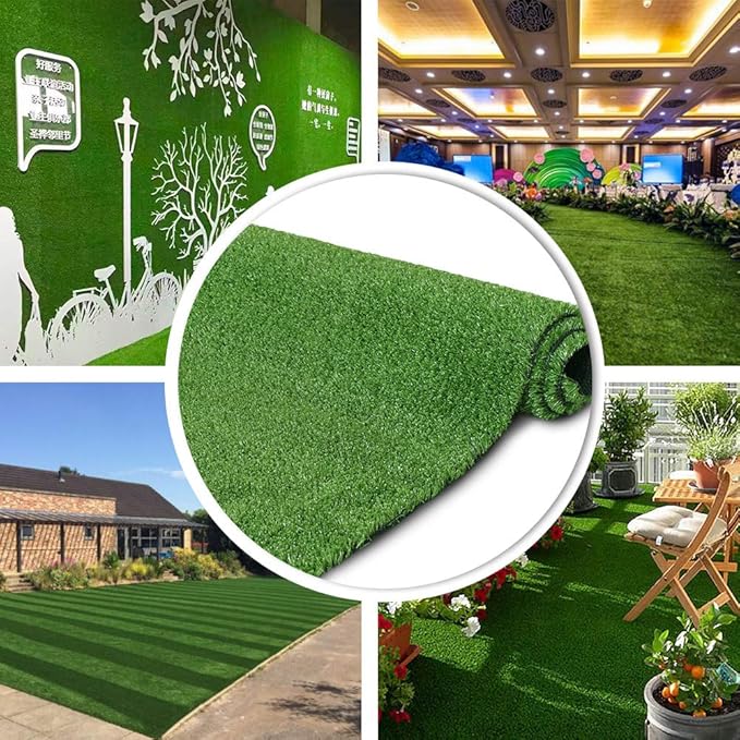 Synthetic Artificial Grass Turf 3FTX44FT, Indoor Outdoor Balcony Garden Pet Rug by %C2%B7Petgrow%C2%B7