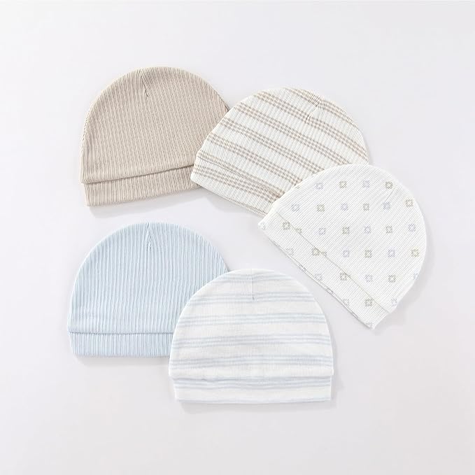 15 Pack Infant Hats Gloves Socks Unisex Baby Boy Girl Accessories Set Cotton New Born Caps Mittens