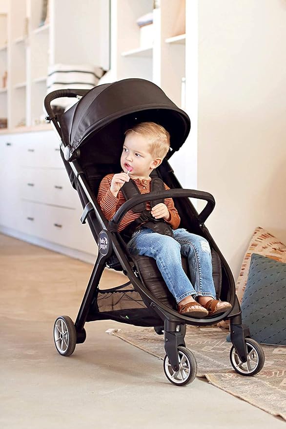 Baby Jogger City Tour 2 Ultra-Compact Carry-On Approved Travel Stroller in Pitch Black Lightweight Easy Fold Ideal for Traveling and Everyday Adventures