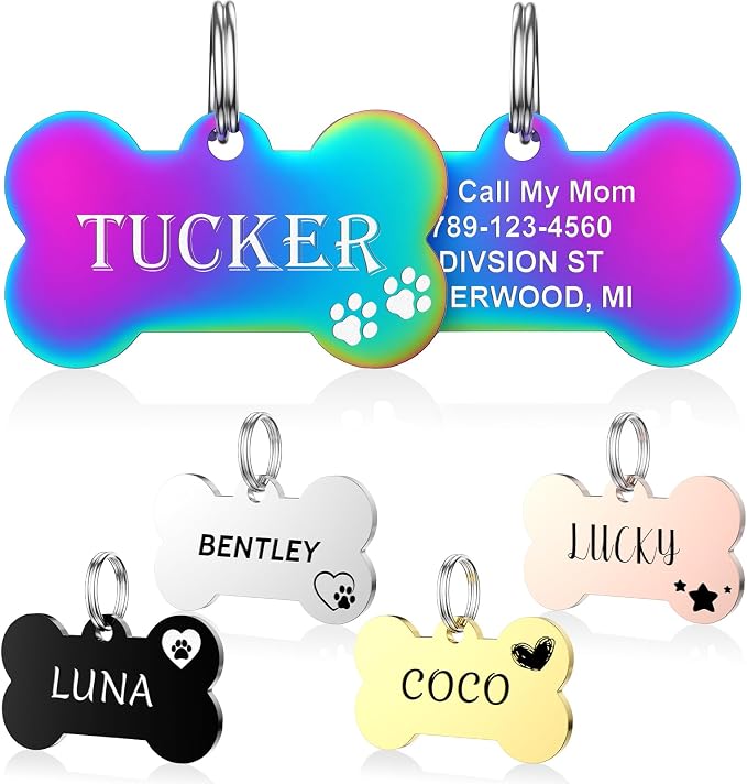 YEHANTI Personalized Dog Tags Engraved by YEHANTI