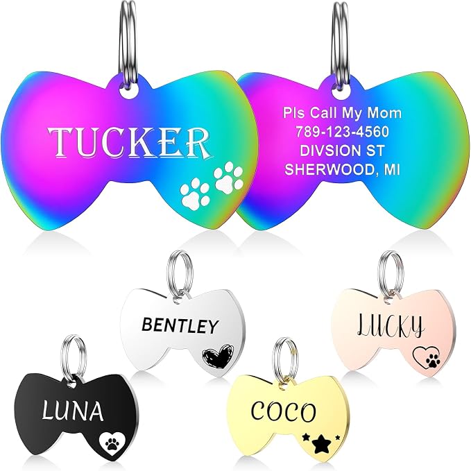 Dog Tags Engraved for Pets by YEHANTI