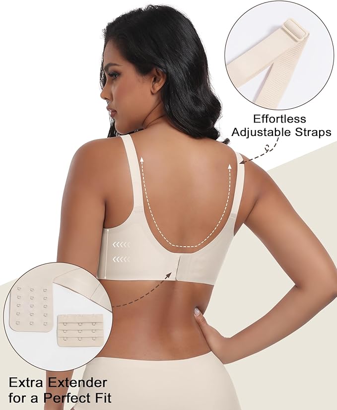 As Fairy Wireless Seamless Pumping Bra Hands Free Nursing Bra Wirefree Comfort Wearable Breast Pump Brass