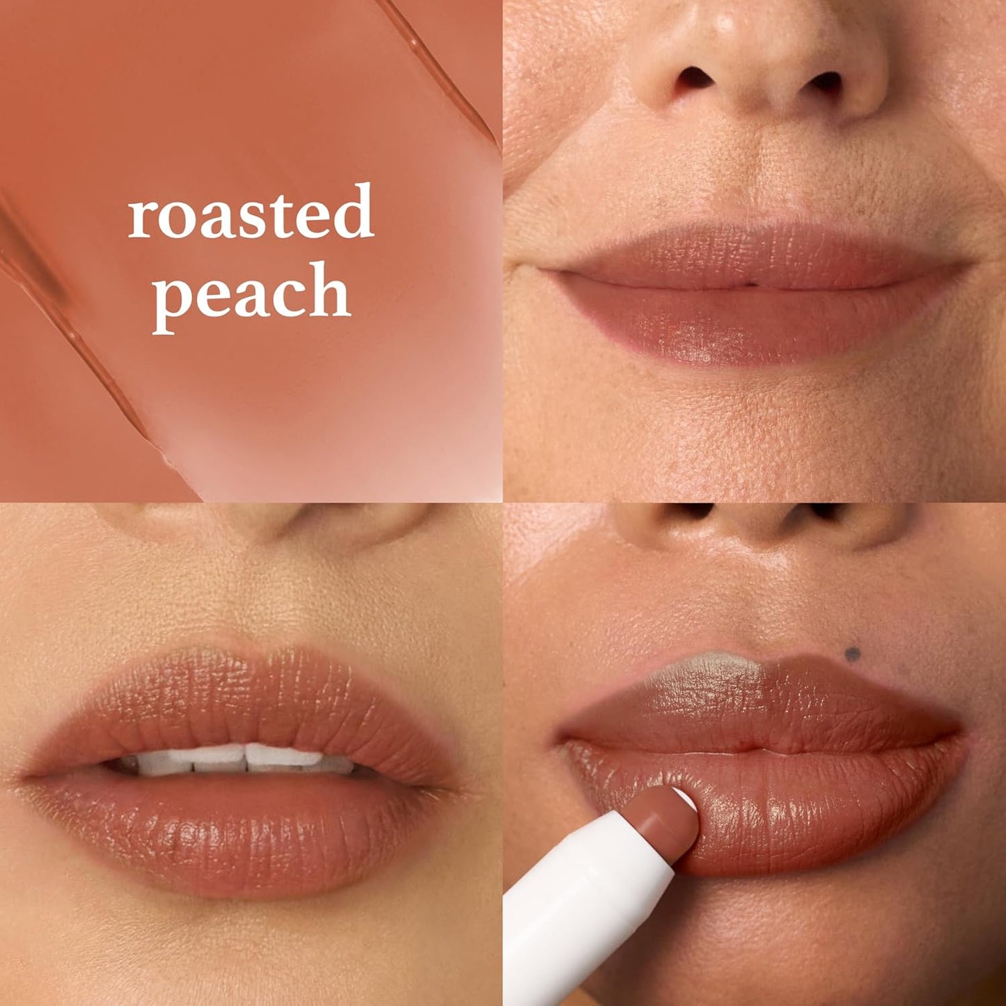 Julep It's Balm Tint of Color Lip Balm - Roasted Peach | Hydrating Lip Color with Vitamin E Core | Natural Gloss Finish | Vegan & Cruelty-Free