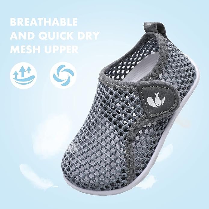 JOINFREE Baby Toddler Water Shoes Boys Girls Sandals Barefoot Kids Breathable Sneakers Shoes for Walking Running