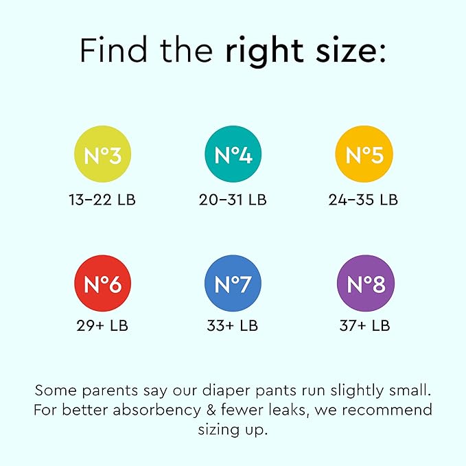 LILLYDOO Diaper Pants Toddlers - Size 7 (33+ lbs), Half-Monthly Supply (51 Count), Skin-Friendly, Ultrasoft, Chlorine-Free, Snug Fit & Absorbent Pull On Diapers
