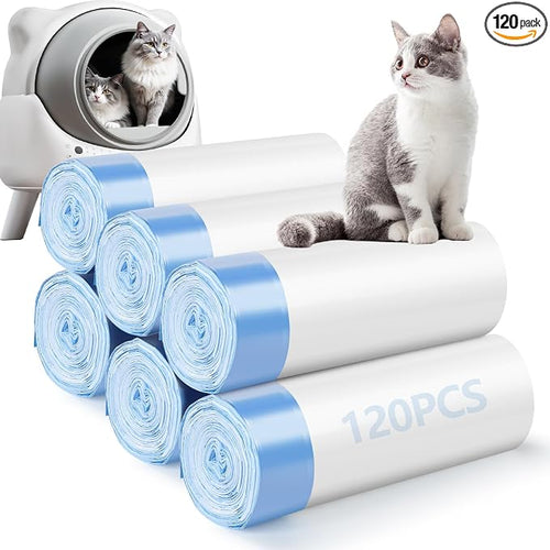 120 Pack Cat Litter Bags Compatible by ondware