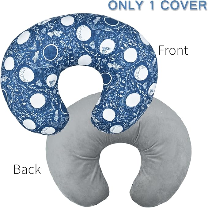 Winmany Baby Nursing Pillow Cover Newborn Removable Breastfeeding Pillowcover Cute Pattern Girls Boys Nursing Pillowcase for Breast and Bottole Feeding