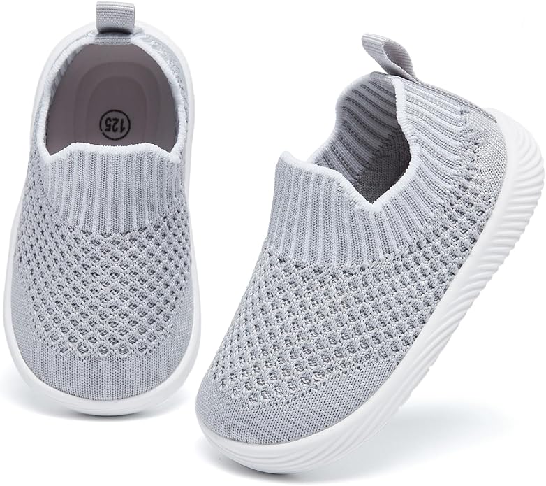 MORENDL Baby Toddler Walking Socks Non-Slip Breathable Unisex Casual Sneakers