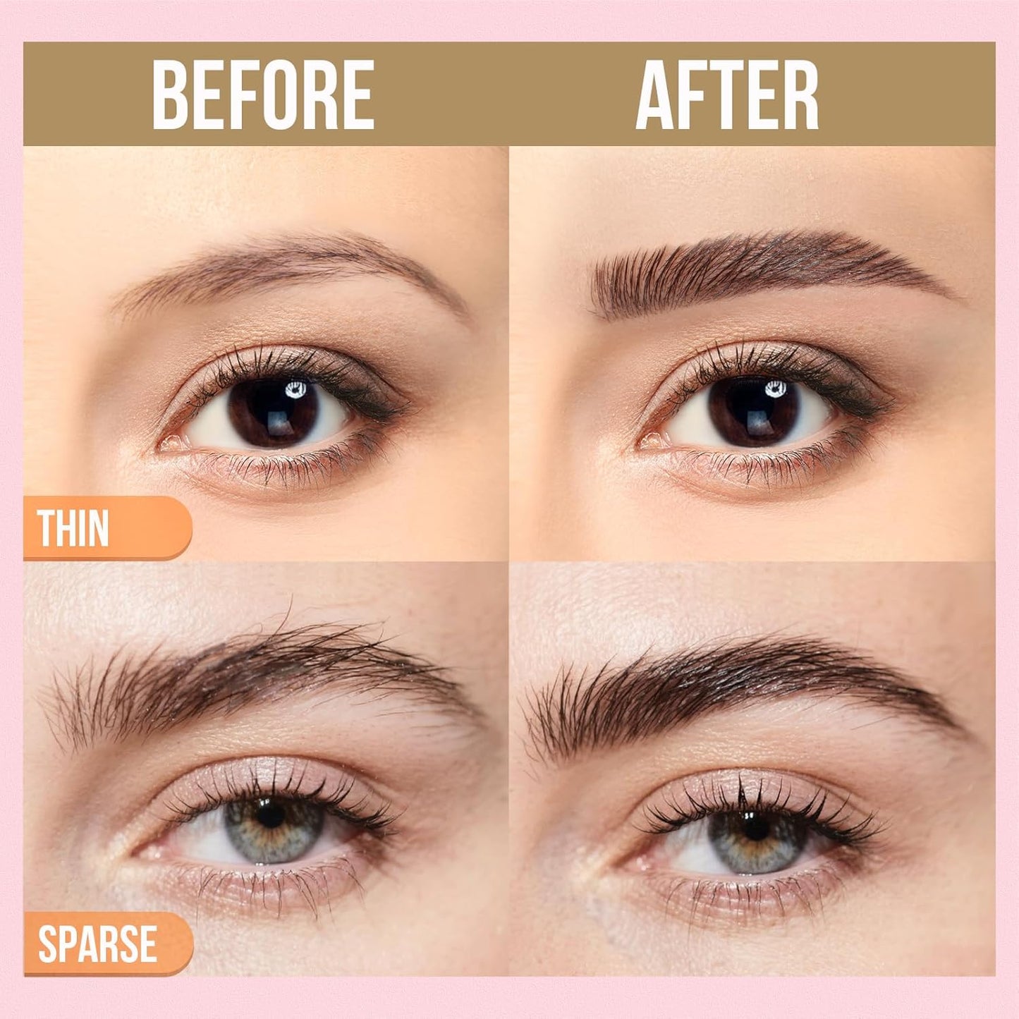 iMethod Curved Eyebrow Pen and Brow Gel Clear - Eyebrow Pencils for Women with Natural Hair Like Strokes, Eyebrow Makeup for All-Day Defined, Waterproof, Smudge-proof, Blonde