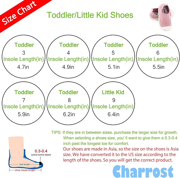 Baby First-Walking Shoes 1-4 Years Kid Shoes Trainers Toddler Infant Boys Girls Soft Sole Non Slip Cotton Canvas Mesh Breathable Lightweight TPR Material Slip-on Sneakers Outdoor