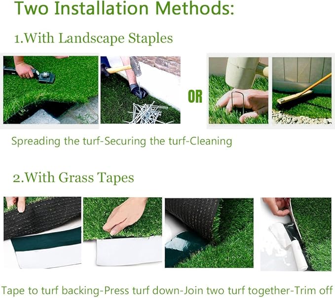 Petgrow Synthetic Artificial Grass Turf 10FTX55FT - Image 4