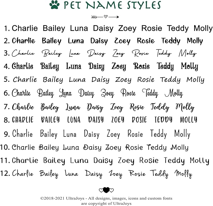 Ultra Joys Custom Personalized Pet ID Tag - Image 4