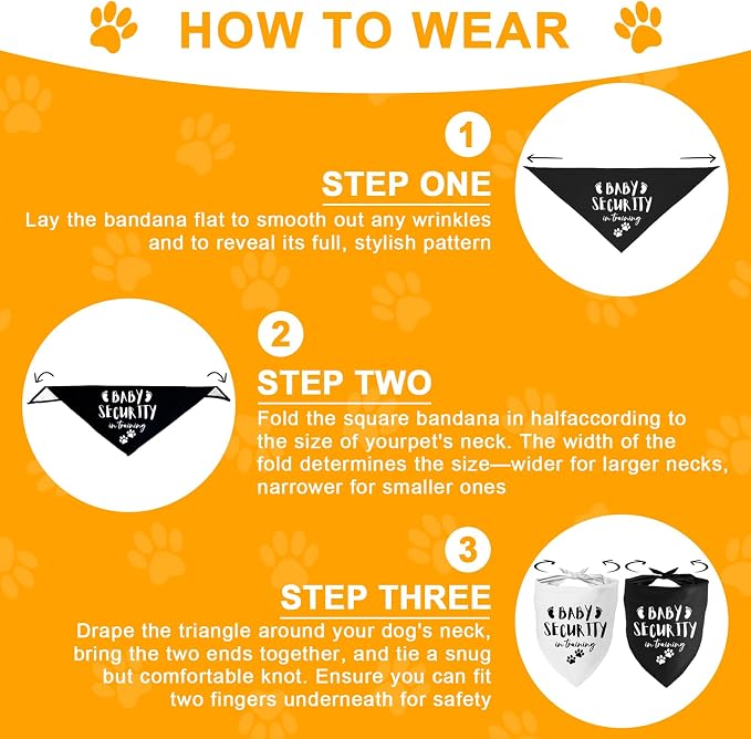 Our Humans are Getting us a Baby Dog Bandanas Pet Scarf Pregnancy Announcement - Image 4