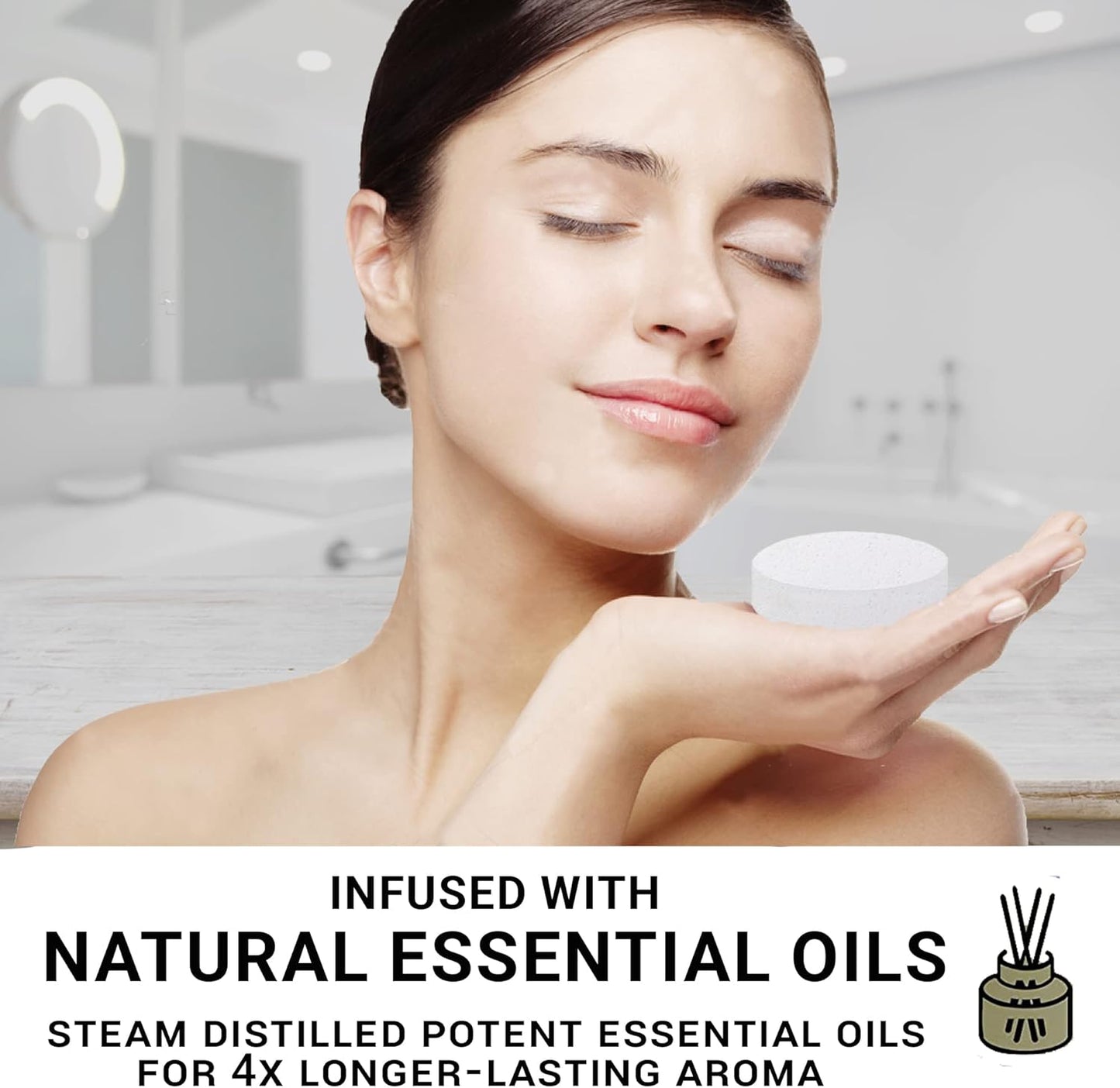 Shower Steamers Aromatherapy - Organic Natural Shower Bombs Vapor Tablets, Aromatherapy for Home Spa, Relaxing Self Care Birthday Gifts for Men, Women, Him or Her