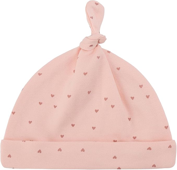 Baby Hat and Mittens Set Newborn Baby Hats Caps for Baby Boys Girls 0-6 Months 100% Cotton