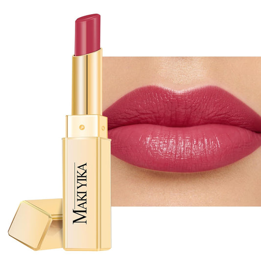 MAKI YIKA Moisture Berry Red Lipstick for Women Hydrate Lip Gloss for Dry Cracked Lips Weightless Glossy Lip Color Juicy Finish,MA057 Yummy Berry