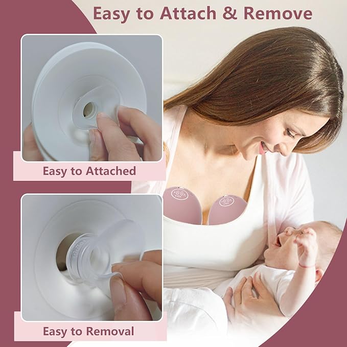 4pcs Flange Inserts 13mm Compatible with Momcozy M9/M6/M5/V1 Pro/V2 Pro/S12 Pro/S9 Pro Wearable Breast Pump, for Momcozy Breast Pump Replacement Parts, Reduce 24mm Nipple Tunnel Down to 13mm
