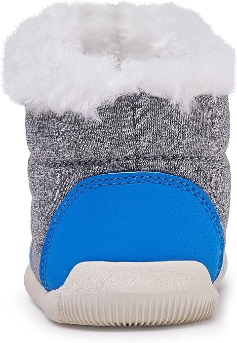 BMCiTYBM Toddler Baby Snow Boots Winter Shoes Boys Girls Cold Weather Baby Faux Fur Shoes