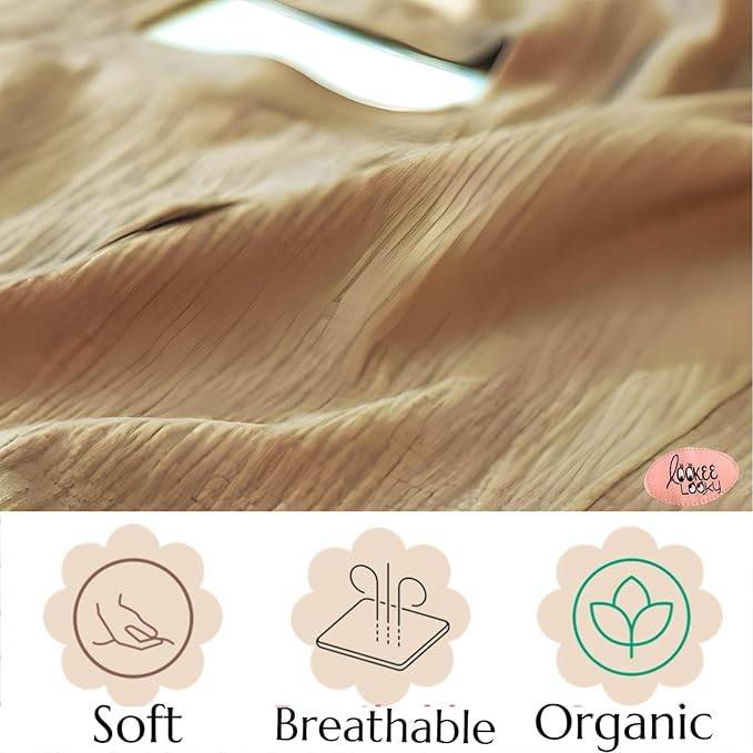 Muslin Nursing Cover for Baby Breastfeeding – Peekaboo Window -100% Breathable Cotton Privacy Nursing Shawl - Multiuse Apron for Moms
