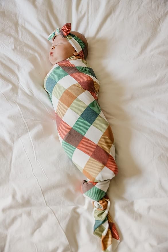 Copper Pearl Large Premium Knit Baby Swaddle Receiving Blanket Nicholas