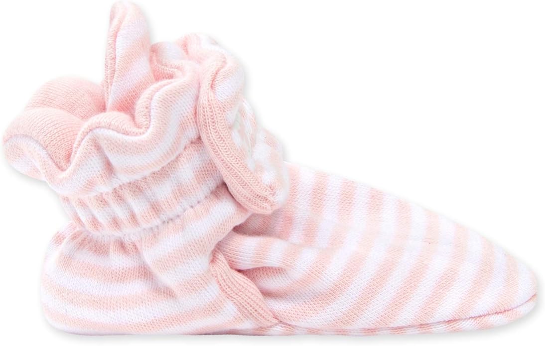 Burt's Bees Baby Unisex Booties Organic Cotton Newborn Essentials Shoes for Infants