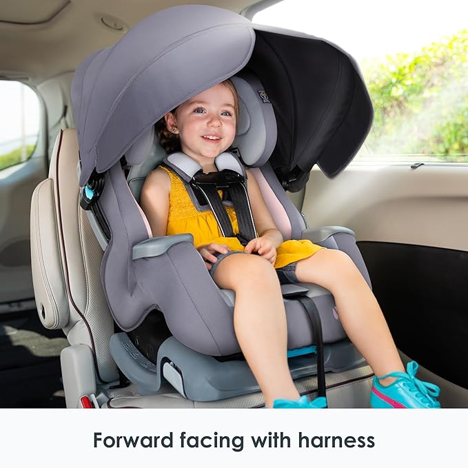 Baby Trend Cover Me 4-in-1 Convertible Car Seat, Desert Pink