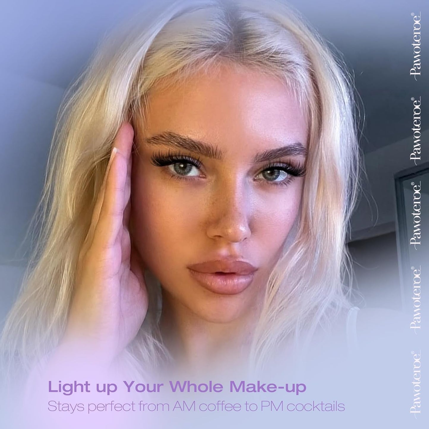 Pawotence Lash Clusters Fairy Eyelash Clusters 10-18mm Wispy Lashes Cluster Eyelash Extensions 144pcs Wet Individual Cluster Lashes Full False Eyelashes for DIY Lash Extension