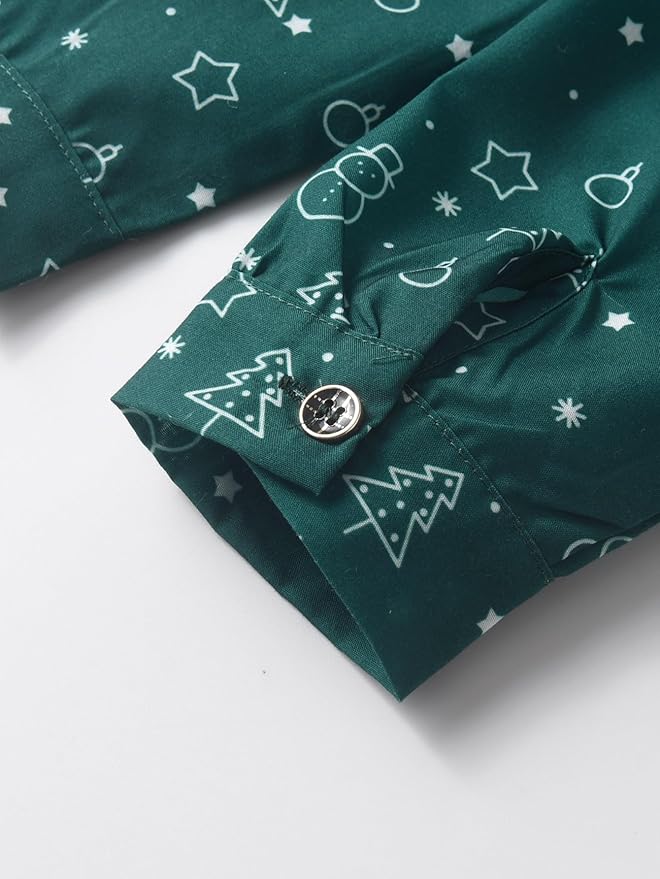 Boarnseorl Baby Boys Pants Sets,Toddler Gentleman Outfits, Infant Long Sleeve Shirt + Pants + Bow Tie + Suspenders
