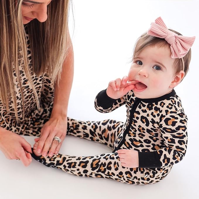 Posh Peanut Convertible Baby Sleepers - Girls Footless Baby Pajamas with 2 Way Zipper for Easy Diaper Changes