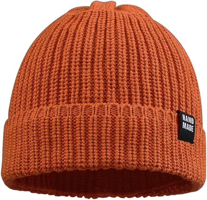 JANGANNSA Simple Knitted Baby Beanie Hip-Hop Boys Winter Hat Toddler Kids Bonnet for Girls 0-5Y