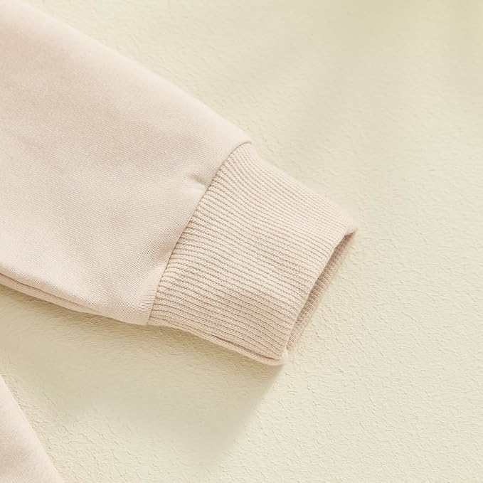 Toddler Baby Boy Fall Winter Outfit Long Sleeve Letter Print Sweatshirts and Jogger Pants Infant Boy Clothes