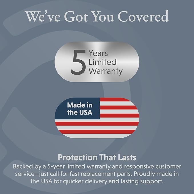 Foundations Classic Horizontal Baby Changing Station w/EZ Mount Backer Plate, Wall Mounted, One Handed Adjustable Safety Strap & Liner Dispenser, Gray (100-EH-BP)