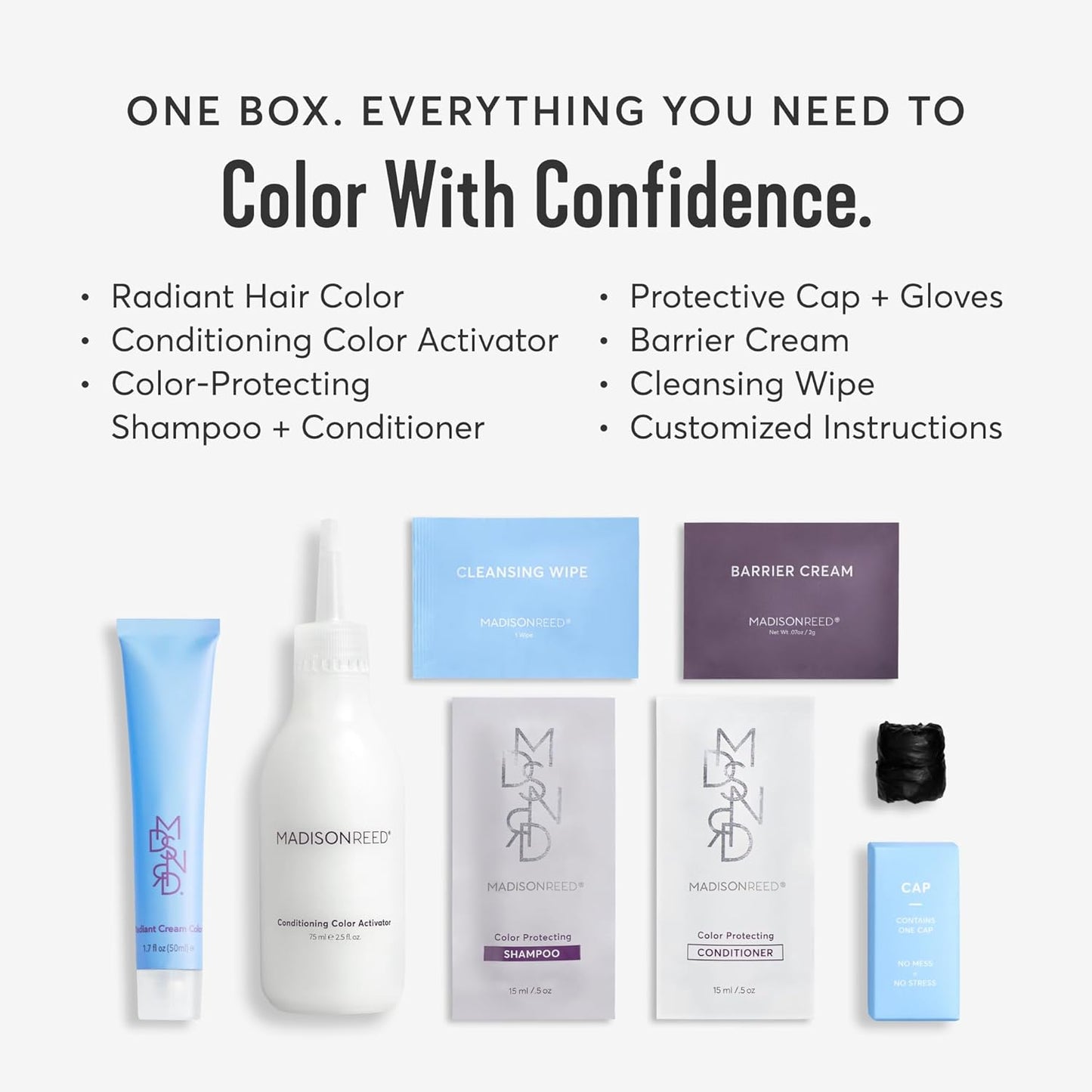 Madison Reed Radiant Hair Color Kit | 4.5NNN Darkest Brown with Warm Tones (Barletta Brown) 100% Maximum Gray Hair Coverage | Permanent Hair Dye for Resistant Grays | PPD-Free & Ammonia-Free |1 Pack