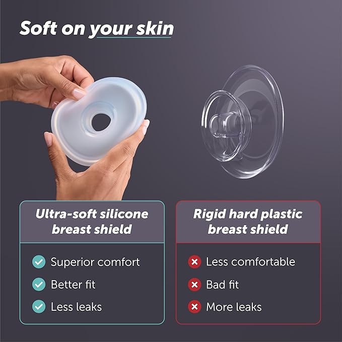 Elvie Stride 2 Hospital-Grade, App-Controlled Single Breast Pump - Hands-Free, Wearable, Ultra-Quiet & Electric with 10-Settings & Rechargeable