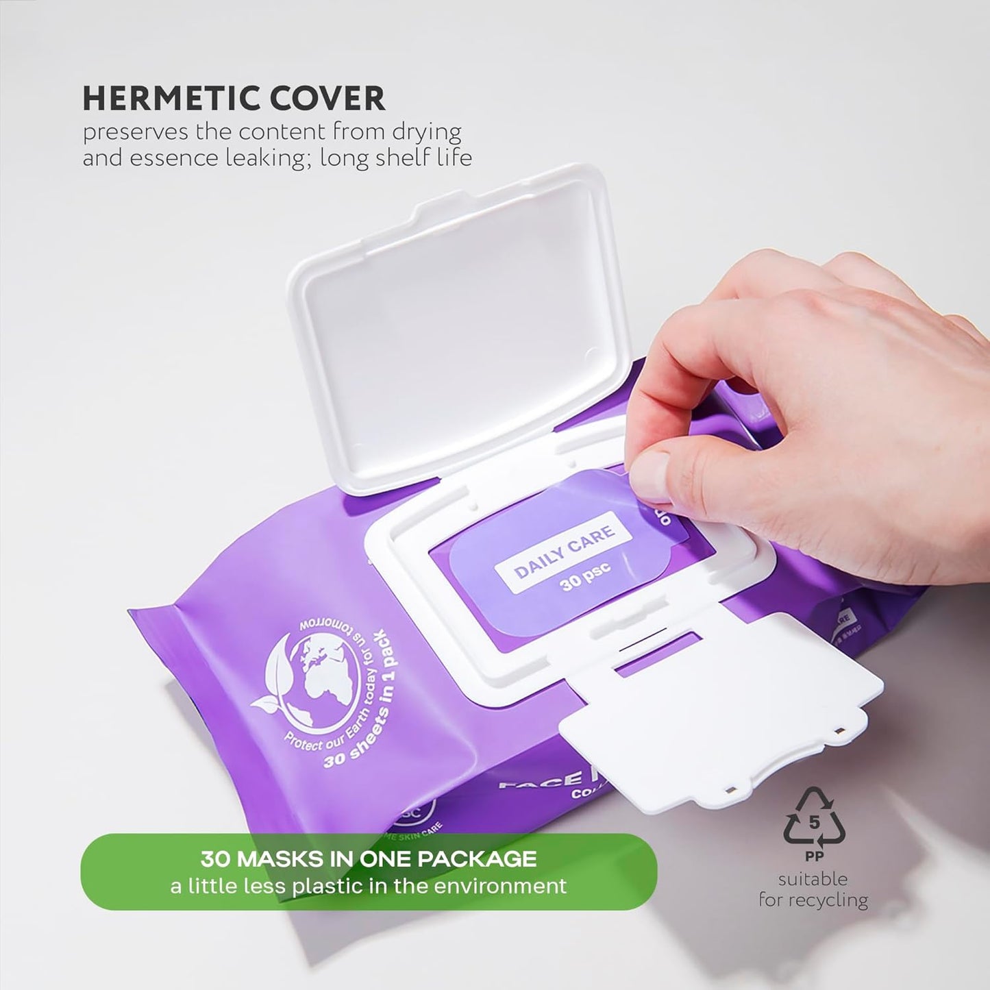 Korean Collagen Face Mask Set - 30-Pack Premium Sheet Masks with Peptide Complex - Advanced K-Beauty Skincare System - Complete Monthly Supply for Daily Care - Intensive Hydrating Facial Facemasks