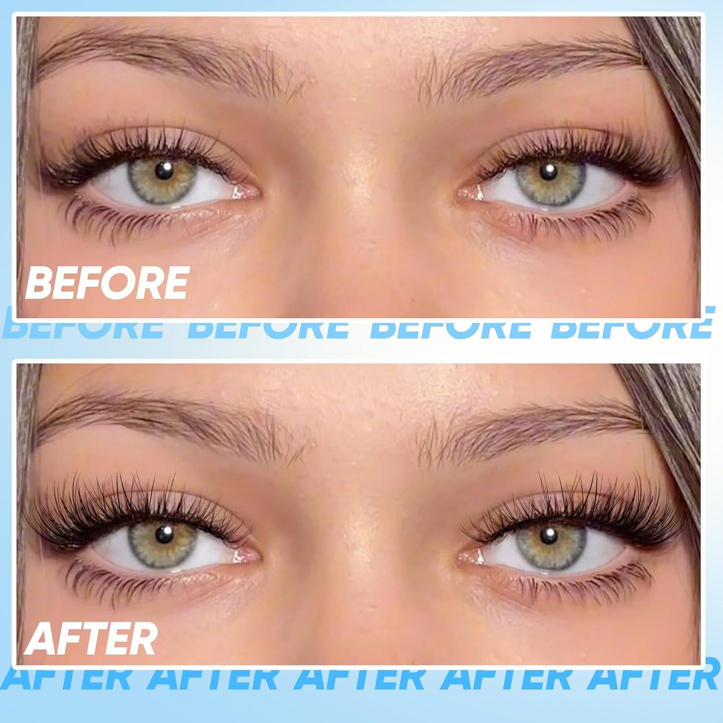 TNFVLONEINS Lash Clusters Kit Natural Lash Extension Kit Wispy Eyelash Clusters C Curl Eyelash Extension Kit Short Individual Lashes Clusters Eyelash Extensions Kit Waterproof Individual Lashes Kit