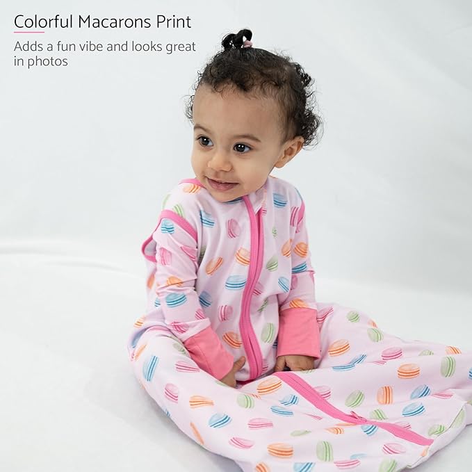 LollyBanks Baby Sleep Sack, 100% Cotton Wearable Blanket 2-Way Zipper Sleep Sacks