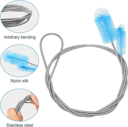 12 Pieces Tube Cleaning Brush Aquarium Filter Nylon Tube Brush Set Flexible - Image 2