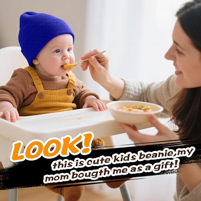 ZOORON Toddler Beanie Baby Beanies for Boys Girls Kids Winter Hats Children Knit Warm Caps 0-12years