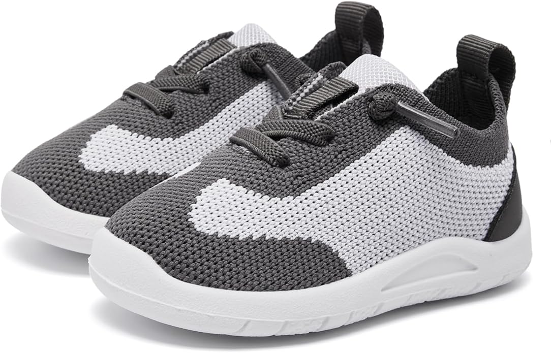 MORENDL Toddler Shoes Baby Walking Sock Shoes Infant Sneakers 0-4 Years Boy Girl Barefoot Tennis Shoe Non-Slip Brethable