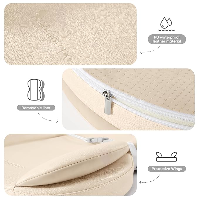 Mamatepe Leather Baby Changing Pad with Waterproof & Wipe-Clean for Dresser and Table, Lightweight and Portable - Memory Foam Cushion for Comfort, 28X16
