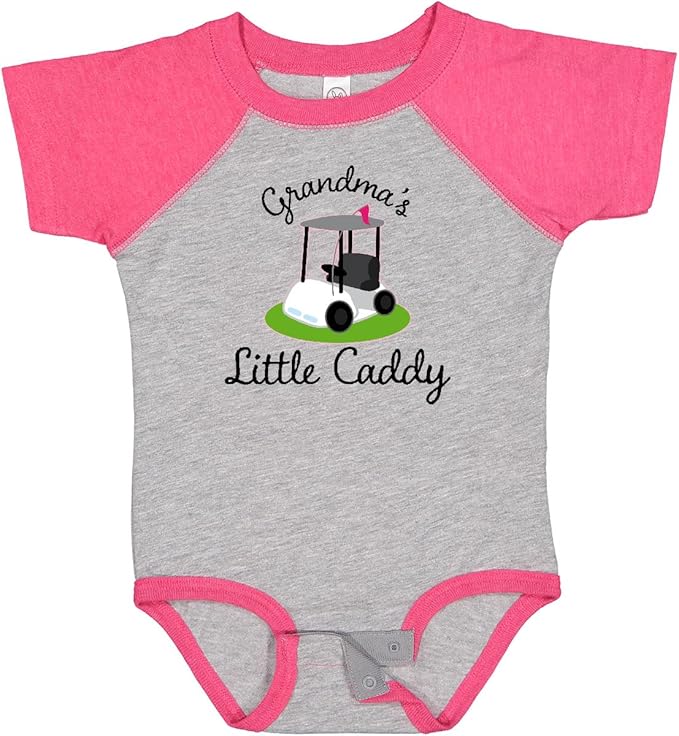 inktastic Grandma's Little Caddy Golf Baby Bodysuit