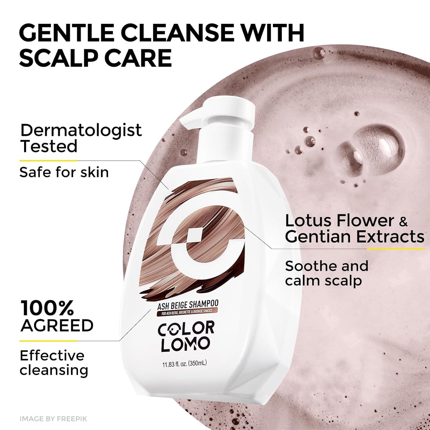 Ultra Color Safe Shampoo | Help Prevent Fading & Provide Subtle Color Replenishment | Prolong Color Vibrancy and Enhance Shine | Vegan & Cruelty-Free Formula | For Brown Color Treated Hair