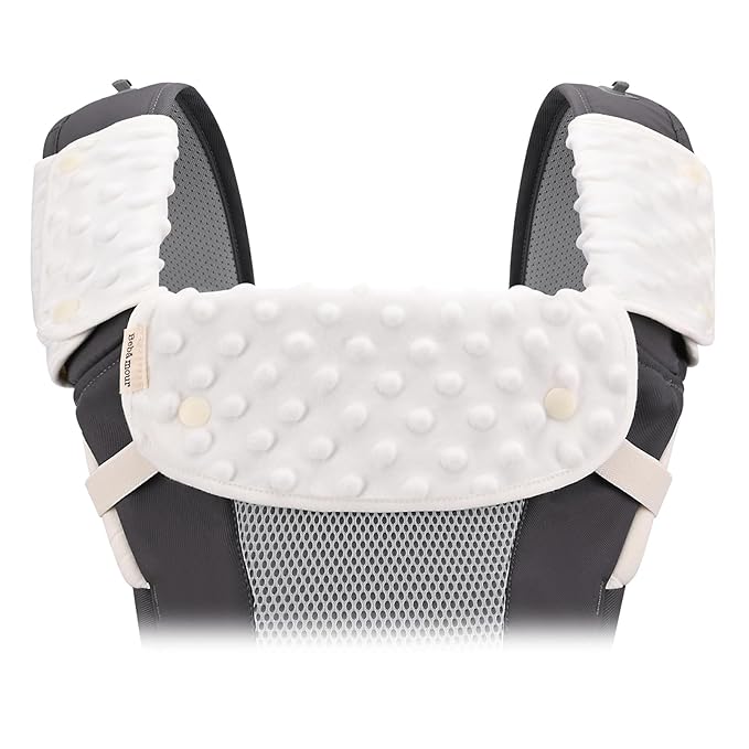 Bebamour Drool and Teething Reversible Cotton Pad White Drool Bib For Boys & Girls (Mushroom)