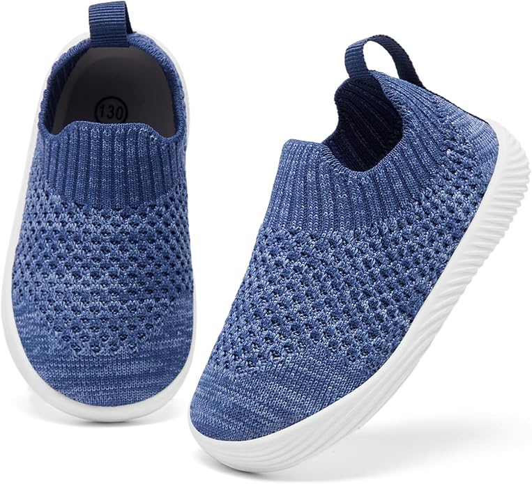MORENDL Baby Toddler Walking Socks Non-Slip Breathable Unisex Casual Sneakers
